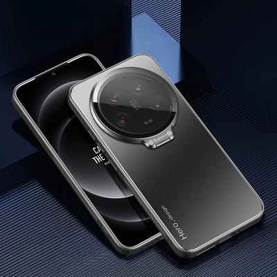 Чехол для Xiaomi 14 Ultra с подставкой для объектива, противоударный, ПК+ТПУ, чехол для телефона