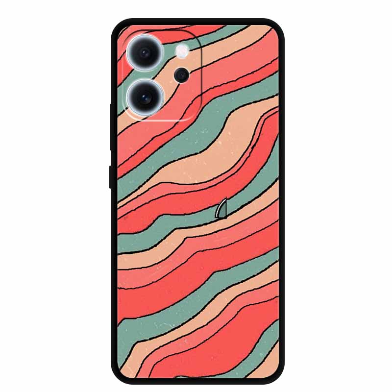 Cartoon Phone Case For Oppo Reno15 F Soft TPU Silicone Protector Relief Flower Emboss 3D Cover Funda Reno15F 15F Bumper Shield
