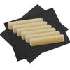 SAPHUE 6 Unbleached Bone Guitar Nut Blanks for Electric Bass, Acoustic Classical Guitar, Mandolin, Banjo, and Kulele (6 Nuts)