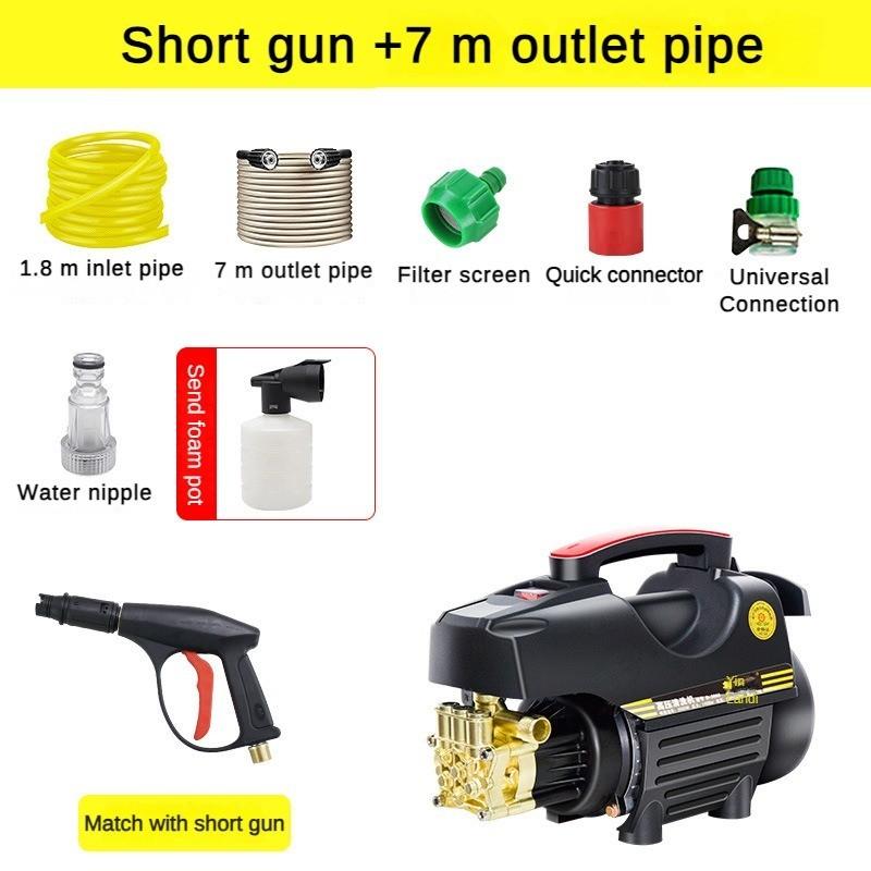 220 В бытовая машина для уборки, подключаемая к розетке, портативный водяной пистолет высокого давления, моечная машина высокого давления для автомобилей