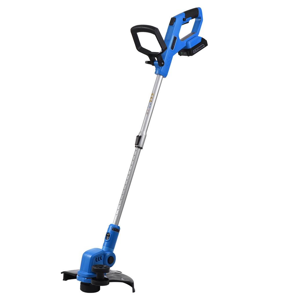 Geevorks 12-дюймовый беспроводной электрический триммер с автоматической подачей, телескопический ручной триммер для травы, 20 В