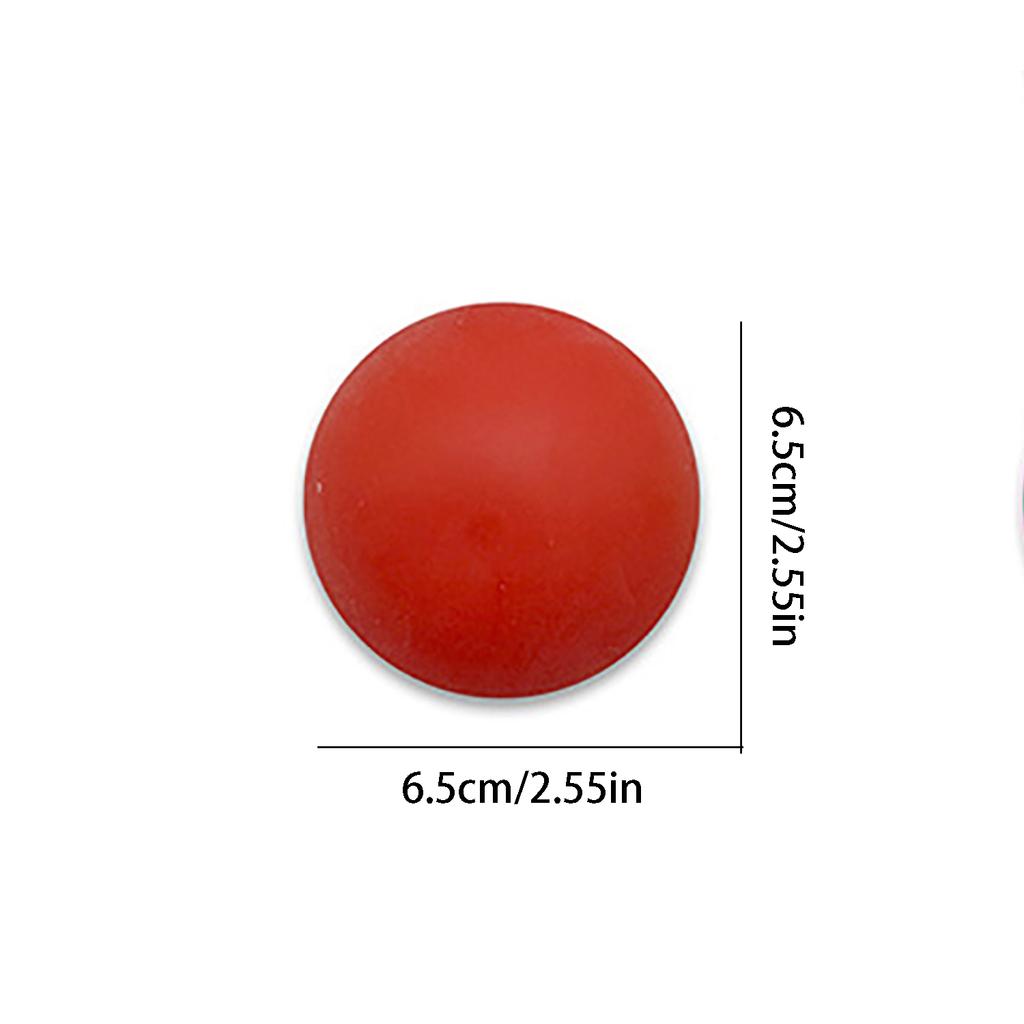 Clay Decompression Ball Pinching and Squeezing TPR Soft Rubber Slow Rebound Release Ball Decompression Toy Color Random
