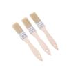 3Pcs Paint Brush Wooden Handle Bbq Brush Soft Hair Painting Brushes For Wall And Furniture Paint Tool Set