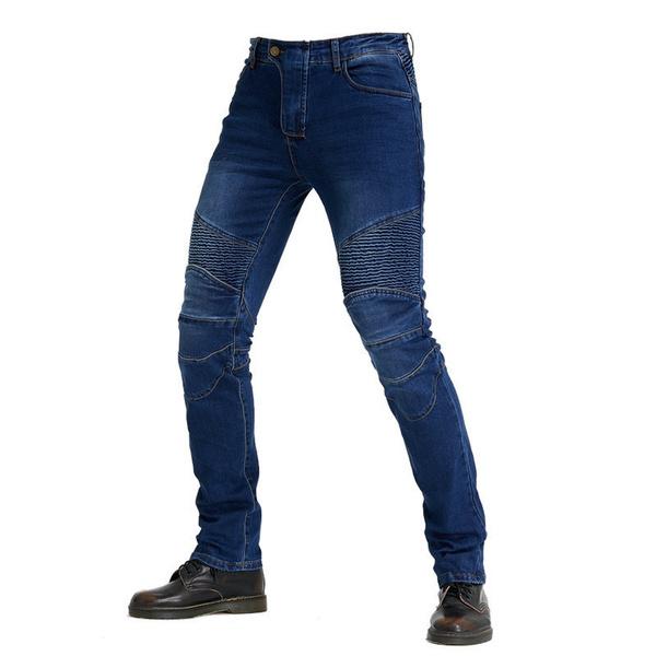 2022 New Plus Size Locomotive Racing Knights Straight Jeans Anti-fall Pants Cross-country Motorcycle Racing Cycling Pants Riding Pants