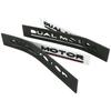 ALG1 DUAL MOTOR Underlined Letters Emblem for Tesla Model Y 3 X S Car Styling High Performance Trunk Badge Sticker Chrome Black Red