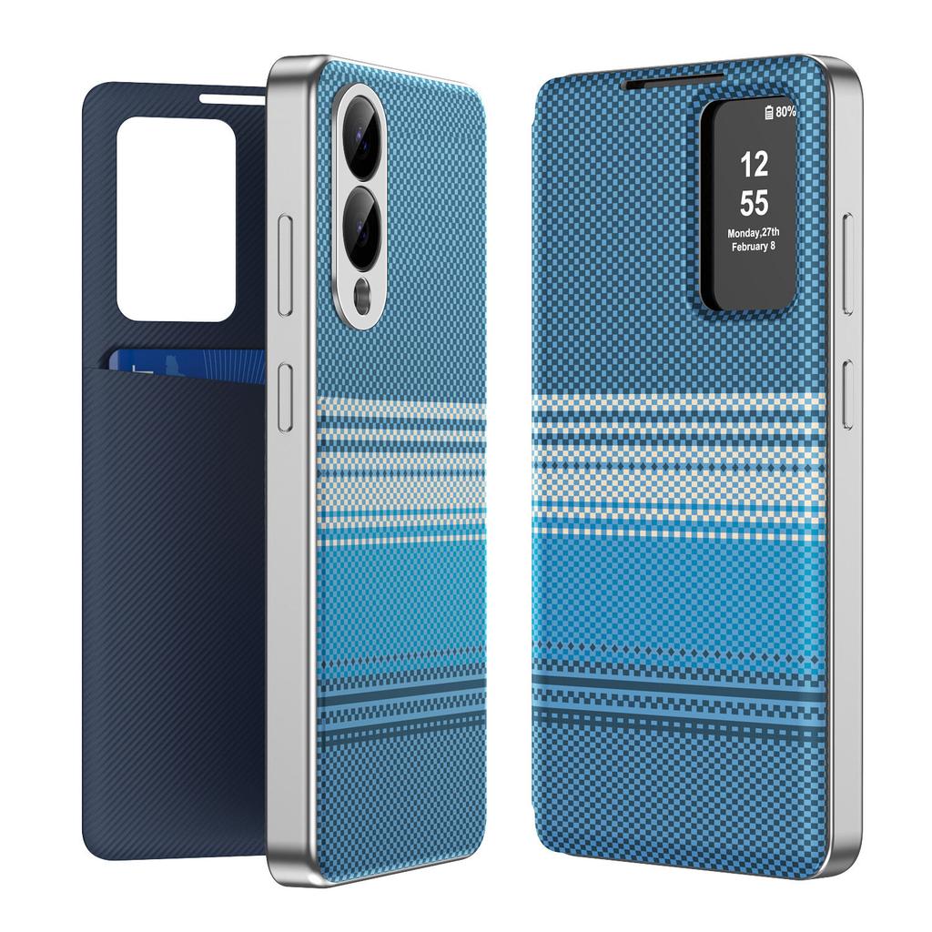 Чехол-книжка для Samsung Galaxy S26 S25 S24 S23 S22 A16 A17 A36 A37 A57 A55 A56 Plus Ultra FE Edge с умным окном LED View и держателем для карт, бамперы для телефона