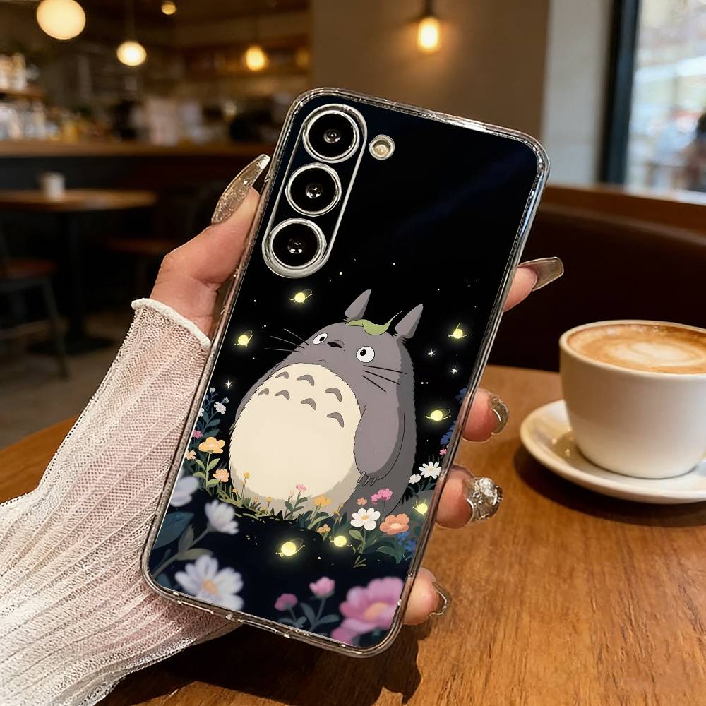 Lovely My N-Neighbor-T-Totoros Phone Case For Samsung S25,S24,S21,S22,S23,S30,Ultra,S20,Plus,Fe,Lite Transparent Cover