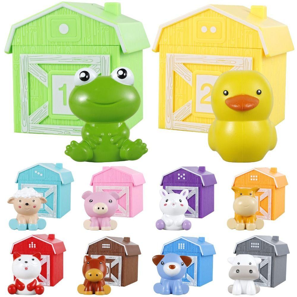 Color Sorting Animal Finger Puppets Early Education Toddler Learning Toys  Kids Toy