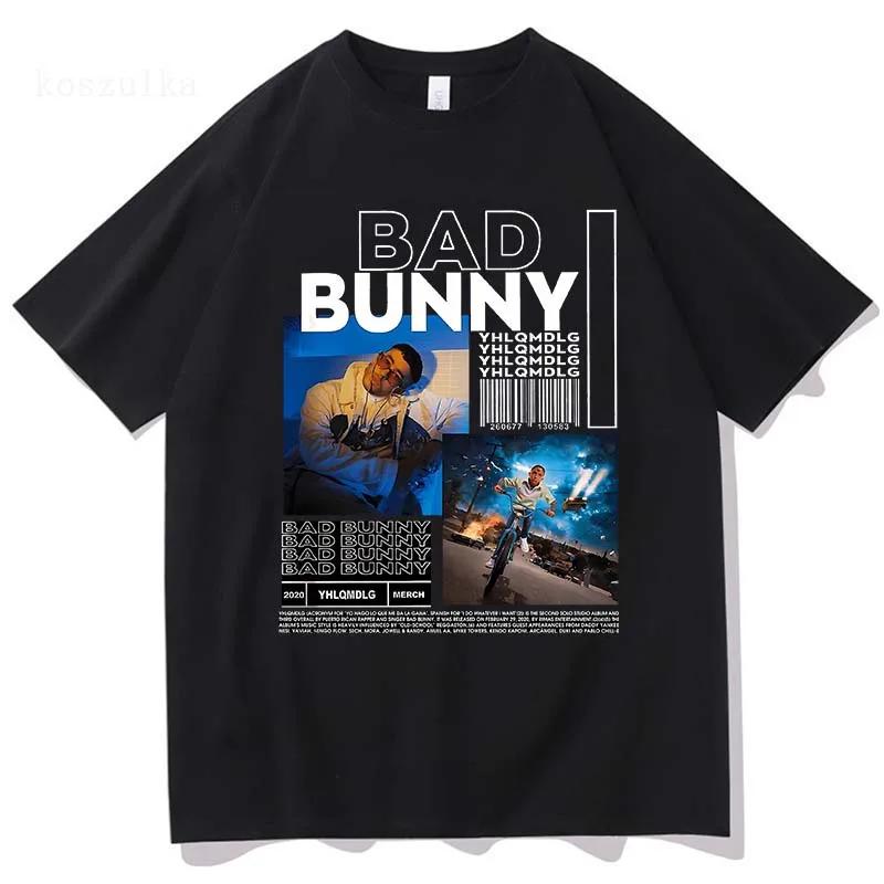 Bad Bunny Most Wanted Tour T Shirt Unisex Retro Cotton Nadie Sabe Lo Que Va A Pasar Mañana Tshirt Un Verano Sin Ti Tees Shirts