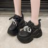 Мода 10 см Женские сетчатые кроссовки 'папины кроссовки' Толстая подошва Кроссовки на платформе Новые 2025 Лето Повседневные Туфли на высоком каблуке Спортивная обувь Дышащие Лоферы с жемчугом