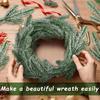 20/5x Искусственные сосновые ветки Зеленые растения Снежинки Хвоя Сосна DIY для гирлянды венка рождественской елки домашнего сада украшения