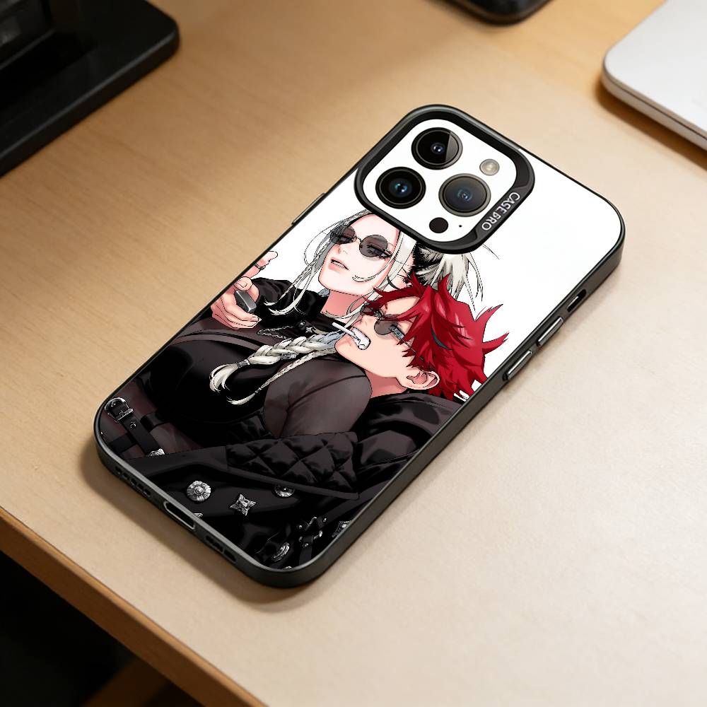 G-Gokurakugai A-Alma Чехол для телефона для iPhone 17,16,15,14,13,12,11 Plus,Pro Max,XS,Цветной Серебристый Чехол для телефона Funda Cover