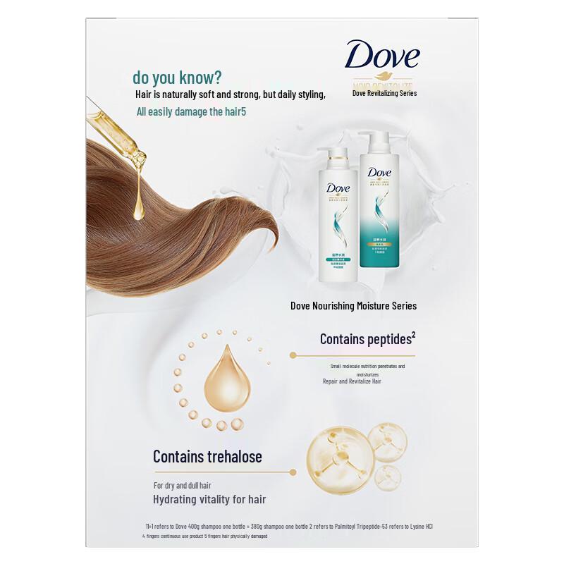 Dove Nourishing Hydrating Shampoo Set