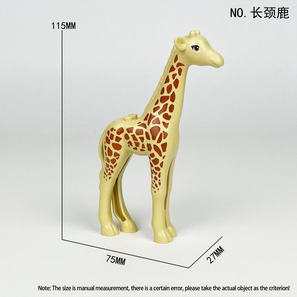 НОВЫЙ Мир Животных Сцена Слон Самец Слон Верблюд Лось Горилла Жираф Лошадь Детали Конструкторы Модели Наборы Кирпичики Детские Наборы