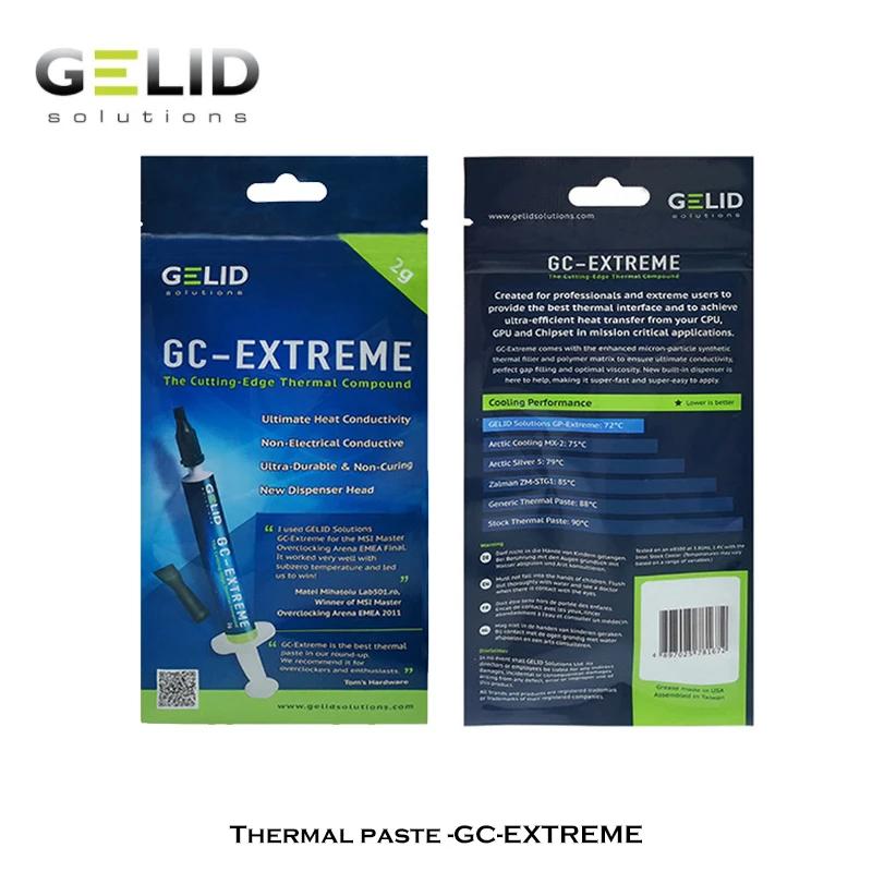 Термопаста/смазка GELID GC-Extreme для кулера процессора ПК, процессоров, теплопроводящая паста для радиатора, теплопроводящий герметик для радиатора