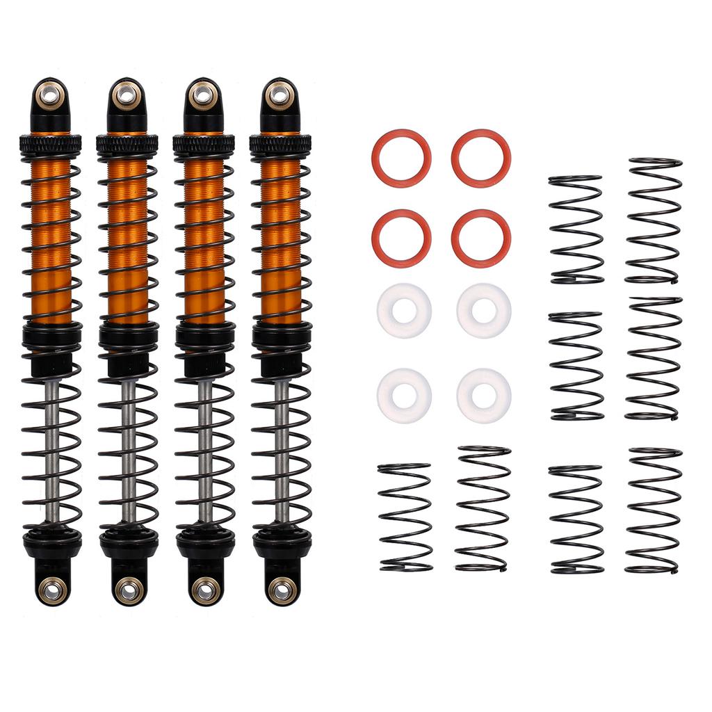 4pcs Adjustable 120mm Metal Shock Absorber Damper for 1 10 Axial Wraith RR10 RC Car
