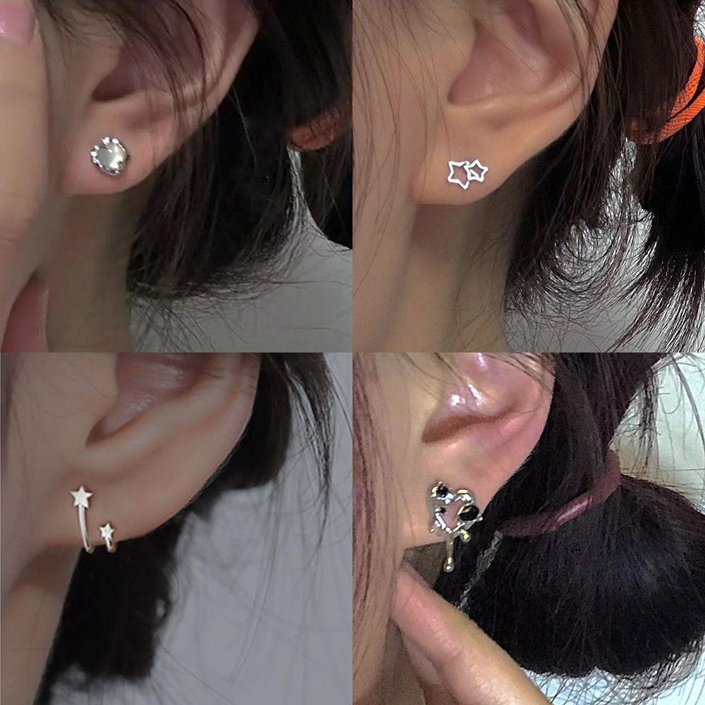 Нишевые серьги в отстраненном стиле: Серебро 925 пробы с фееричной элегантностью, минималистичный дизайн в национальном стиле.