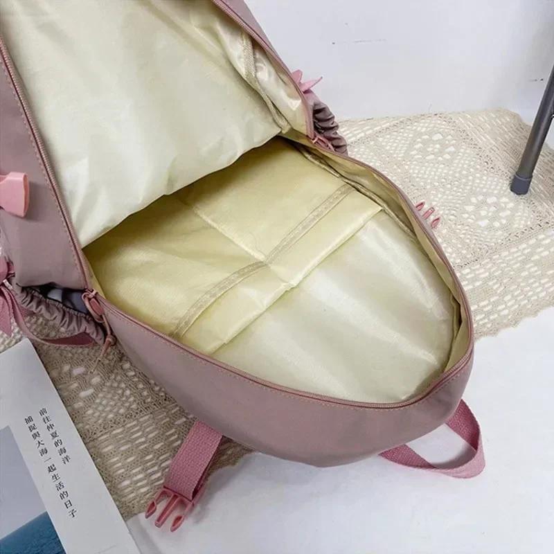 Kawaii эстетический женский рюкзак, школьная сумка для девочек-подростков, японский корейский рюкзак, студенческие сумки для книг, милый школьный рюкзак Mochila