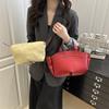 Зимняя Новая Ретро Шик Сумка-тоут Женская Большая Вместимость Повседневная Ручная Сумка Корзина На Плечо Кроссбоди Сумка CLE