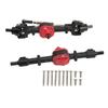 RC Car Metal Front Rear Axle Set for MN D90 D91 99S FJ45 1 12 RC Car Upgrade PartsBlack Red