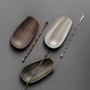 2Pcs Alloy Weaving Chaze Tea Shovel Set Handmade Coffee Bean Taking Tools Traditional Kung Fu Tea-Scoop Accessories Tea Ceremony