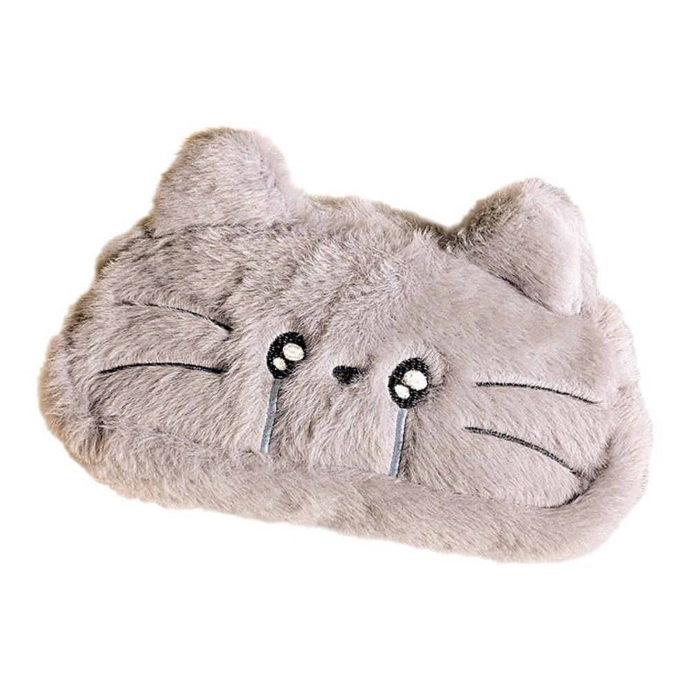 Funny Cat Cartoon Pencil Case Kawaii Stationery Storage Bag Cat Pencil Pouch  School Supplies