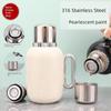Large Capacity Thermos Cup Ikea 316 Stainless Steel Thermos Pot Household High-End Mechanical Temperature Display Teapot Warm Water Kettle