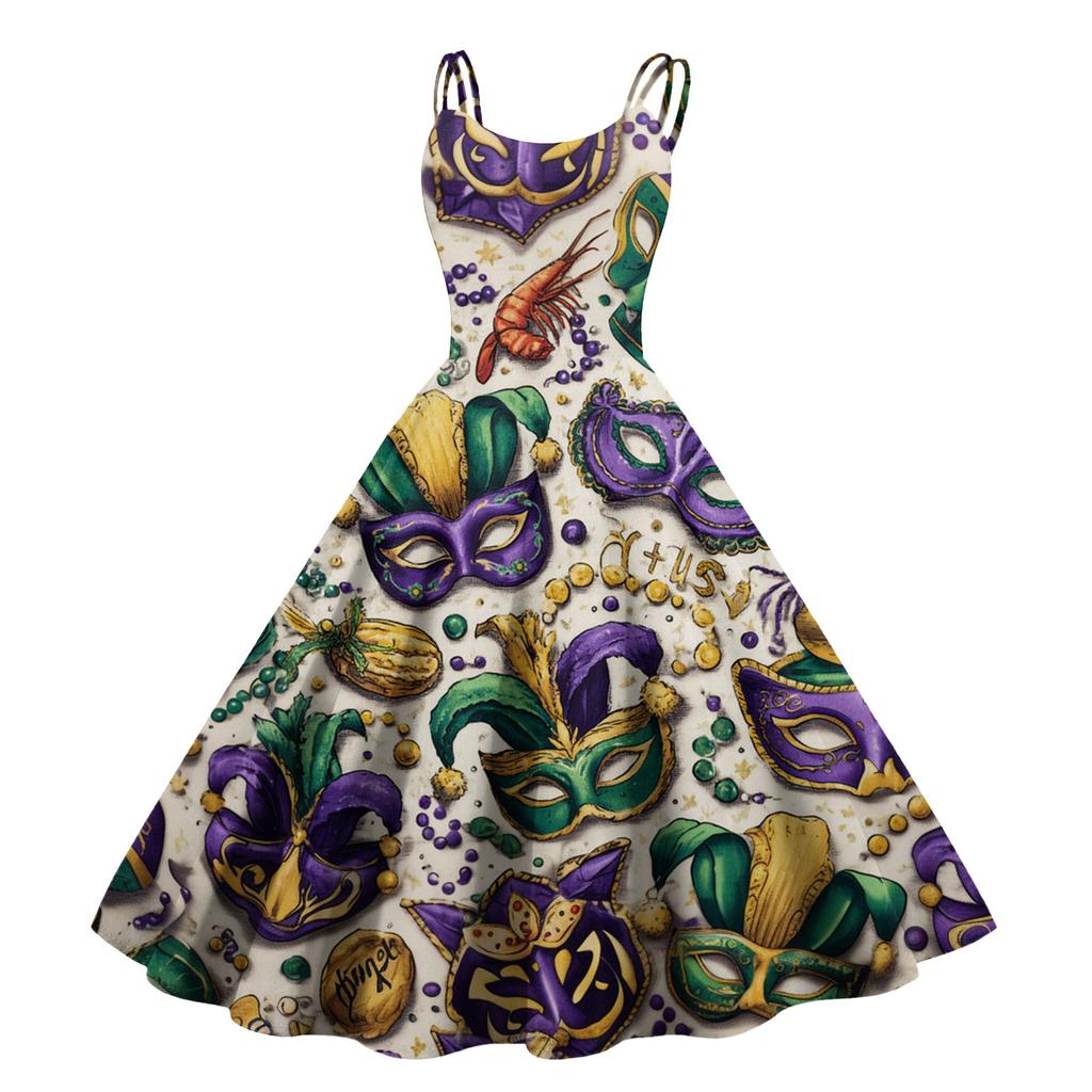 Женское сексуальное платье с принтом на Хэллоуин, с открытыми плечами, в стиле панк, винтаж