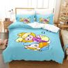 3D-принт с изображением мультяшного лисички Boxy Lanky-box Комплект постельного белья Пододеяльник Постельный комплект Одеяло Наволочка Одеяло размера king-size Для мальчиков Взрослых