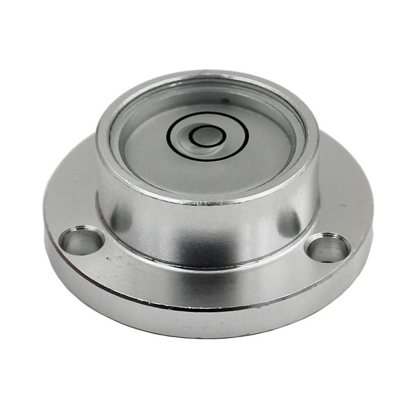 Высокоточный пузырьковый уровень Маленький уровень «бычий глаз» Металлический круглый уровень Мини-переносные горизонтальные бусины