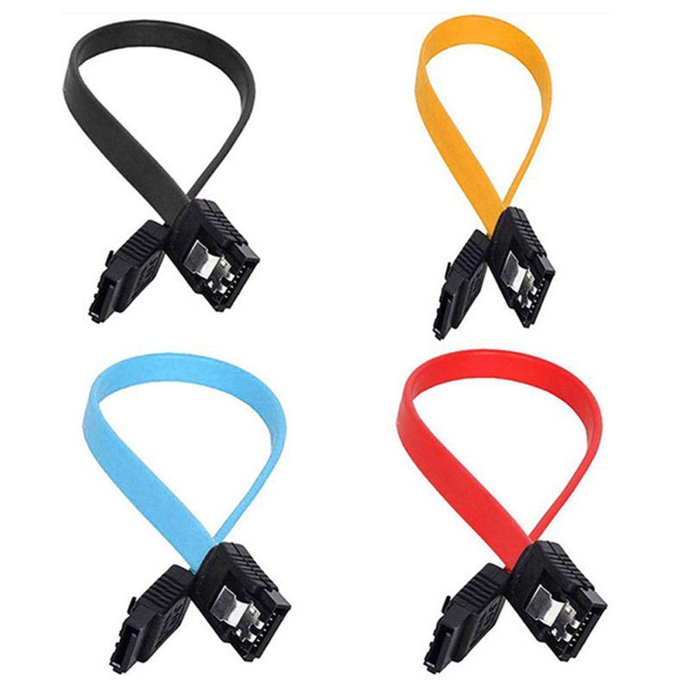 6.0 Gbps with Locking Data Cable Straight-Through Connector SATA  Connector Cable SSD Cable