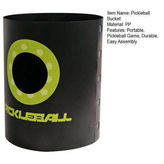 Складная игра в пиклбол на открытом воздухе, портативное командное пластиковое ведро для пиклбола для игры на заднем дворе, на пляже, в парке