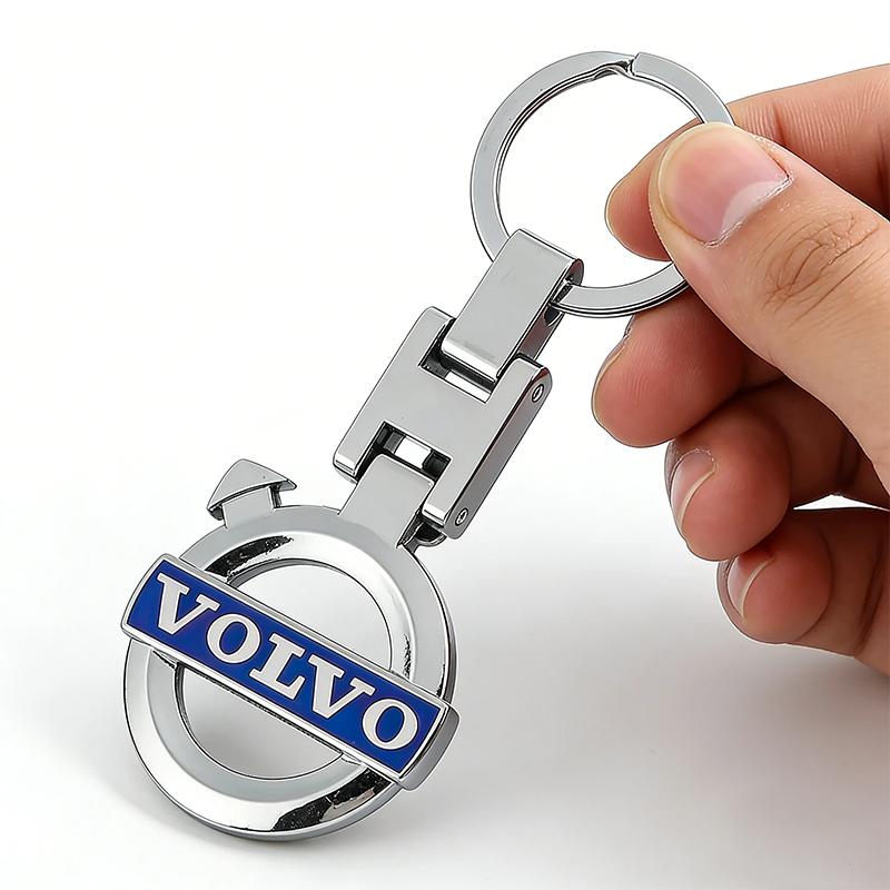 Volvo Автомобильный брелок 3D металлический логотип Брелок Прочный держатель для ключей для Volvo Xc60 Xc90 V40 V60 S60 V50 V90 S80 C40 XC40 V70 XC70 T6