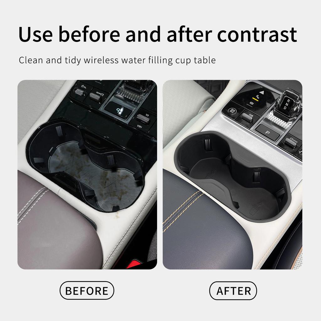 Для BYD Seal U Sealion 6 Song Plus EV/DMI 2025-2025 Подстаканник Лоток для хранения Амортизирующий TPE Организация