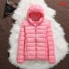 Women Casual Windproof Parka White Duck Down Jacket Coat Hooded Warm Autumn Winter