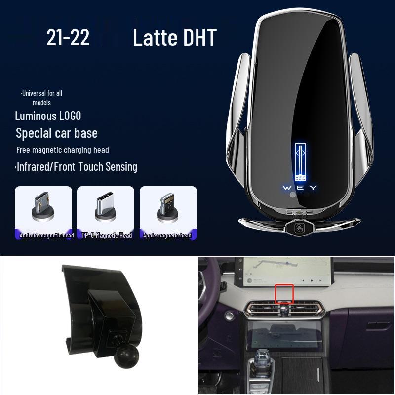 Magnetic Wireless Fast Charging Phone Holder for WEY VV7/VV5/VV6/Mocha/Latte Cars