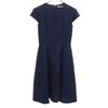FOXEY NEW YORK сделано в Японии Платье с коротким рукавом и французским рукавом 40 Темно-синий Женский Б/у