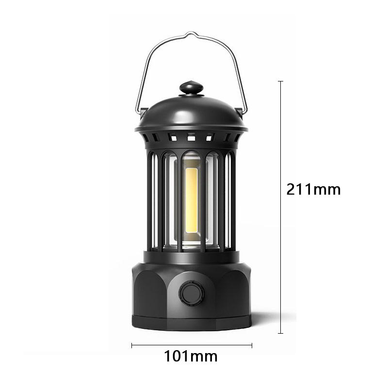 Rechargeable Retro Camping Light: Outdoor Hanging, Handheld Tent Illumination