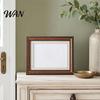European Style Picture Frame Vintage Photo Frame, Art Mat for Tabletop Display Elegant & Wall Mount, Decorative Studio Portrait Photos Retro Carved
