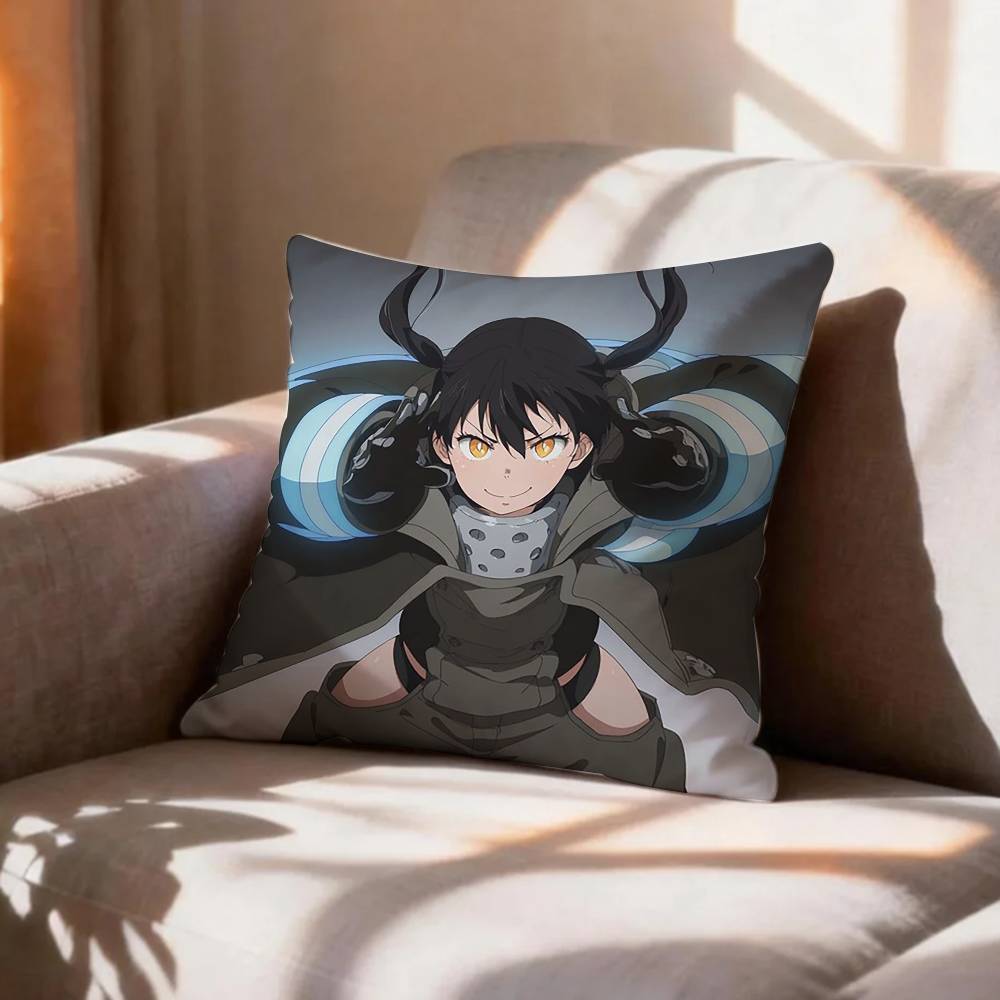 COOL FFire Force Tamaki Kotatsu Pillow Case Pattern Printed Pillowcase For Living Room Sofa Cushion Cover