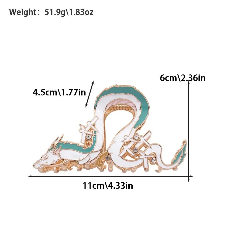 2025 Милый Креативный Мультяшный Зажим для Волос Лодка Дракон Большие Заколки для Волос Японский Кот Модный Зажим-Коготь Аксессуары для Волос для Женщин