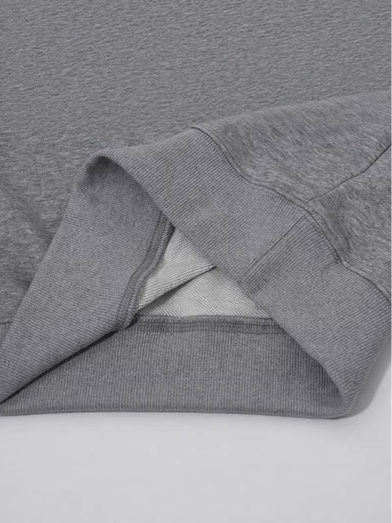 STONE 20SS Унисекс Толстовка с круглым вырезом и значком-компасом: Функциональный, Повседневный