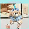 Cute Miniature Plush Teddy Bear Character Keychain Doll Perfect For Gifts And Collecting