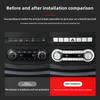 2025 Hot Racing Grills Car center console CD AIR steering wheel button sticker cover for Mercedes-Benz W447 Vito 2016-24 V-class