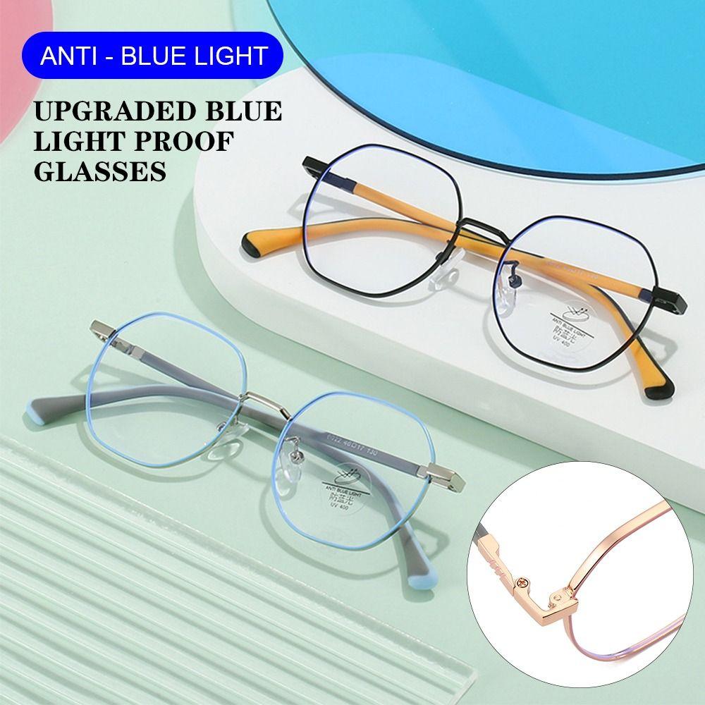 Computer Eye Protection Kids Glasses Comfortable Eyeglasses Anti-blue Light Ultra Light Frame