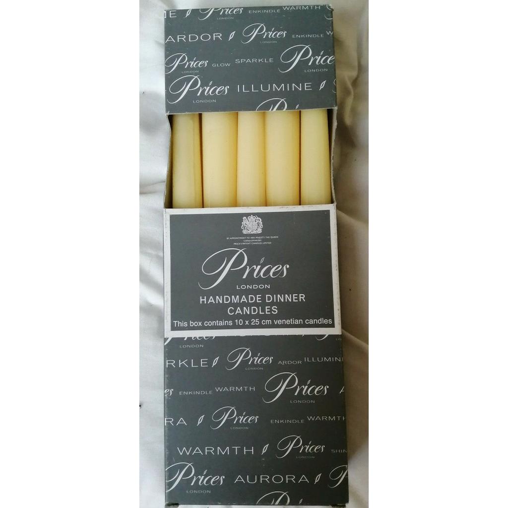 Prices Candles Venetian Candles (Pack Of 10)