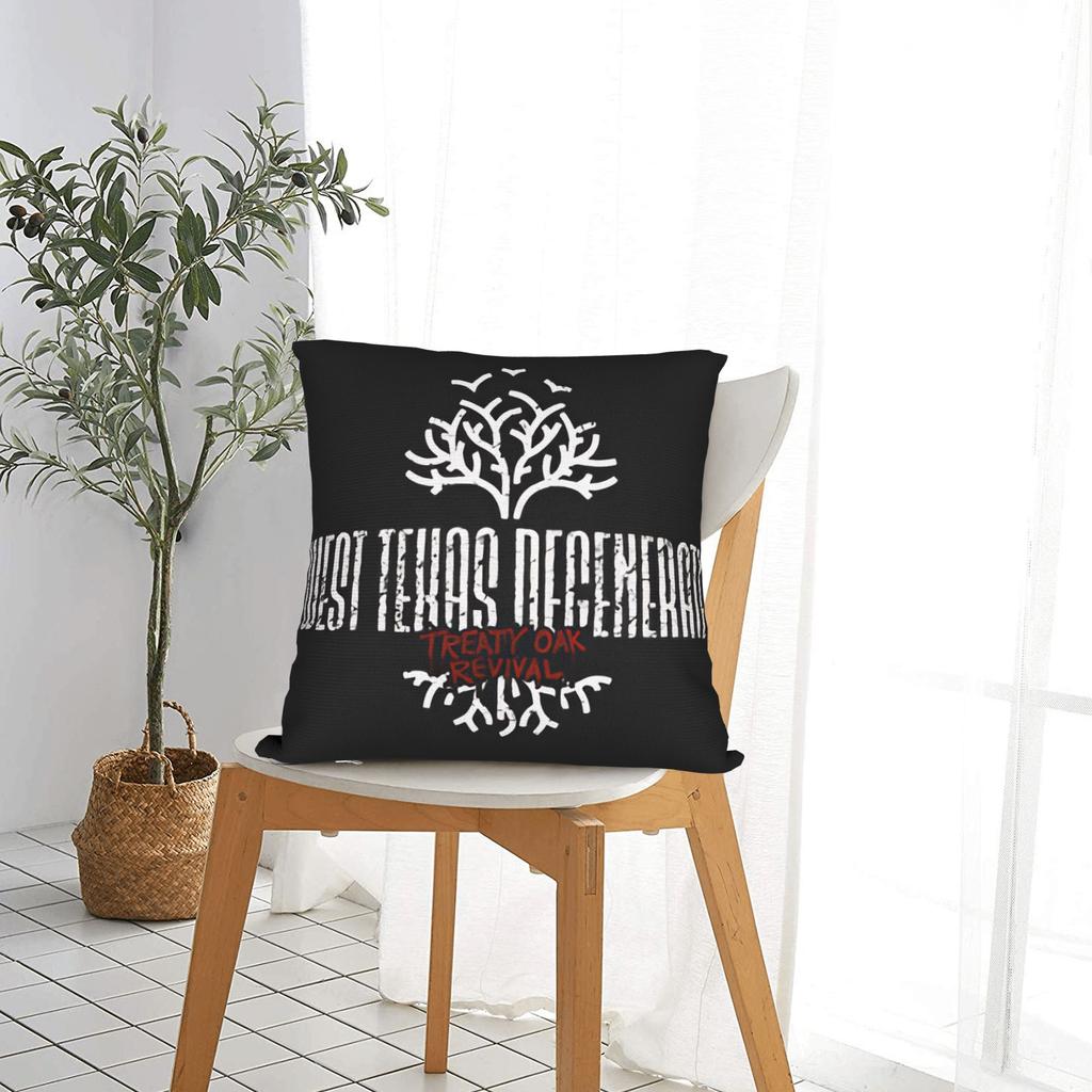 Country Music Band Treaty Oak Revival Pillow Cover Soft Cushion Cover Fashion Pillow Case For Sofa Car Home Decor