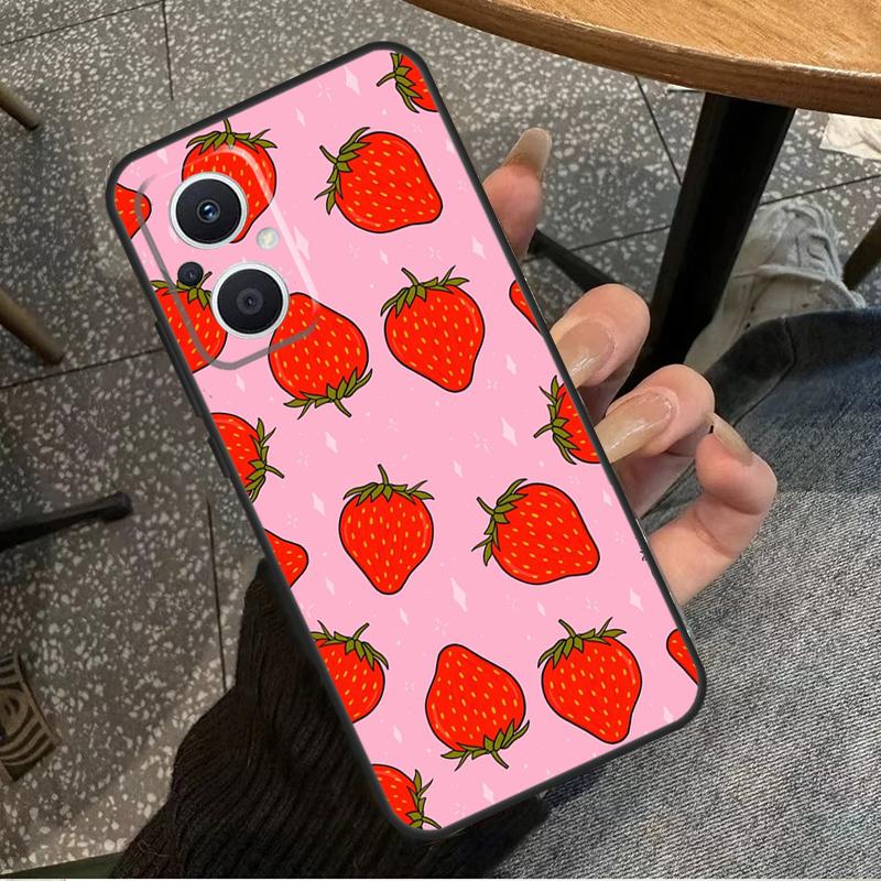 Клубничный чехол для OPPO Find X6 Pro X3 X2 Neo X5 Lite OPPO Reno 6 Lite 4 5 7 8 10 8T 5Z 2Z 4Z Coque