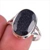 Natural Blue Sunstone Gemstone 925 Solid Sterling Silver Jewelry Ring S.9 S8r82