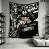 Tom Kaulitz Custom Name Wall Tapestry Aesthetic Wall Hanging Printed Fabric Blanket Decorative Tapestries for Bedroom Living Room Home Decor